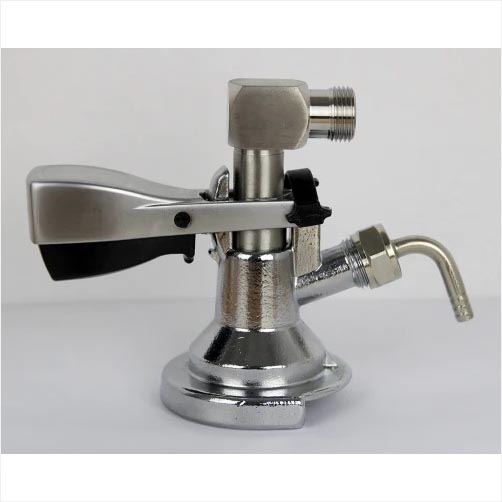 Low Profile Elbow Bend for Keg Coupler 5/8" thread 5 low profile elbow bend for keg coupler