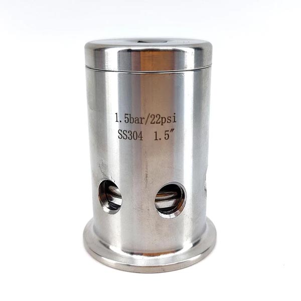 KL01823 tri-clover pressure and vacuum relief valve