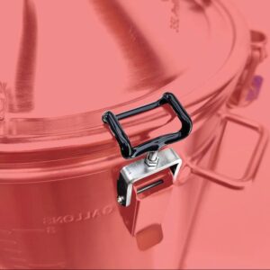 BrewZilla Adjustable Lid Clamps Stainless Steel - Short (4pcs/set) 8 KL30649 Brewzilla adjustable lid clamp