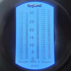 Saber LED Refractometer Three Scales