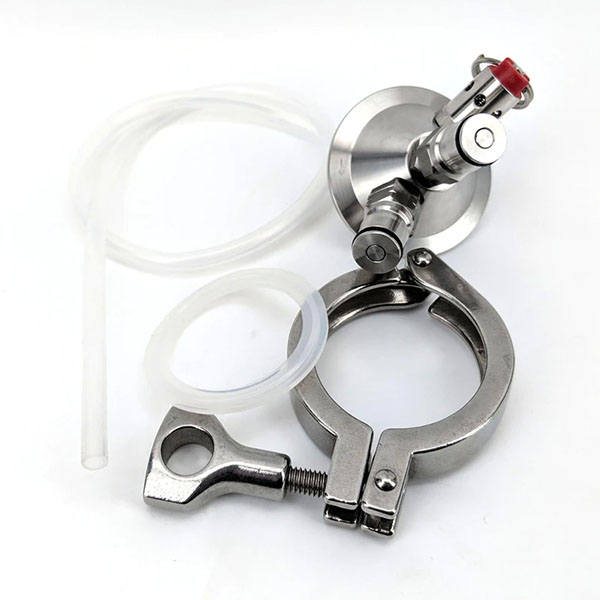 KL10610 - Ball Lock Tapping Head 2 Inch Tri Clover 4 KL10610 Ball lock tapping head 2-inch tri-clover