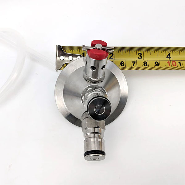 KL10610 - Ball Lock Tapping Head 2 Inch Tri Clover 7 KL10610 Ball lock tapping head 2-inch tri-clover
