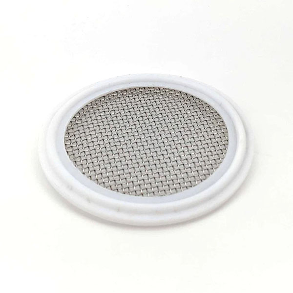 2-inch Tri-Clover Stainless Mesh Screen PTFE (Teflon & 16 mesh) 4 kl30496 2-inch tri-clover stainless steel mesh screen PTFE