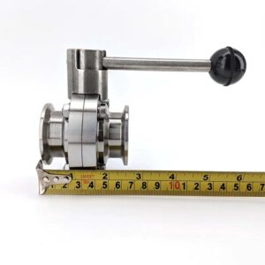1.5 Inch Tri-Clover Butterfly Valve 10 1.5 inch tri-clover butterfly valve
