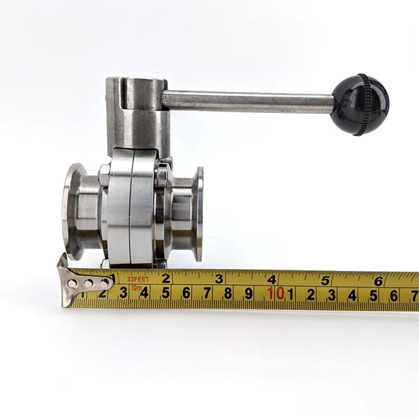 1.5 inch tri-clover butterfly valve