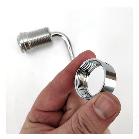 NukaTap Short Shank - 6.5mm (1/4'') Barbtail - duotight compatible 10 short shank duotight compatible