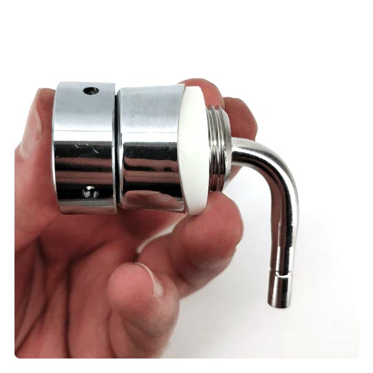 NukaTap Short Shank - 6.5mm (1/4'') Barbtail - duotight compatible 8 short shank duotight compatible