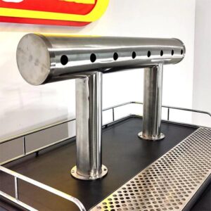 8 Tap TT Bar Brushed Stainless Font Only 9 KL23948 8 tap TT bar Stainless Steel font