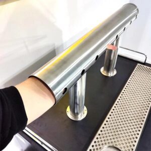 8 Tap TT Bar Brushed Stainless Font Only 10 KL23948 8 tap TT bar Stainless Steel font