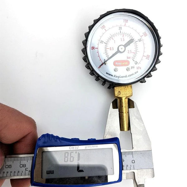 KL14816 - 8mm (5/16) Push in Pressure Gauge 0-15psi 5 KL14816 8mm push in pressure gauge 0-15psi