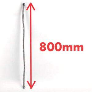 Stainless Flexi Arm 80cm with 1/2inch Hex Nut 9 KL15097 Stainless Steel Flexi arm 80cm with hex nut