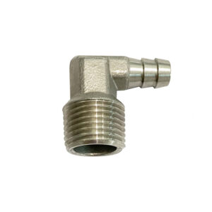1/2" Male NPT - 3/8" Male Barb Elbow