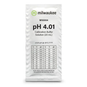 pH 4.01 and 7.01 Calibration Buffer Solution 20ml Kit - Milwaukee 6 pH 4.01 calibration buffer solution milwaukee M10004