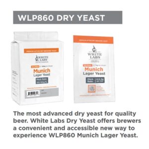 CLEARANCE - WLP860 Munich Lager Dry Yeast BBF: 08/25 7 White labs WLP860 Munich lager package