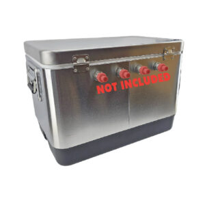 KL36047 Four Tap Jockey Box Builder Stainless Steel Cooler