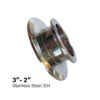 3-inch to 2-inch End Cap Reducer Tri-Clamp