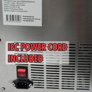 Benchy Glycol - Stainless Steel Bench Top Keg Dispenser 240V 27 KL18203 Benchy Glycol Double tap bench top keg dispenser