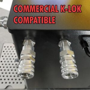 Benchy Glycol - Stainless Steel Bench Top Keg Dispenser 240V 28 KL18203 Benchy Glycol Double tap bench top keg dispenser