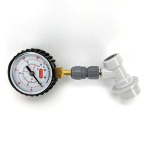 KL07696 - 8mm (5/16”) Push in Pressure Gauge 0-40psi - duotight compatible 8 KL07696 8mm push in pressure gauge 0-40psi