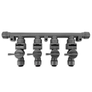 KL46237 duotight 8mm 4-way check valve manifold 7 KL46237 duotight 8mm 4-way check valve manifold