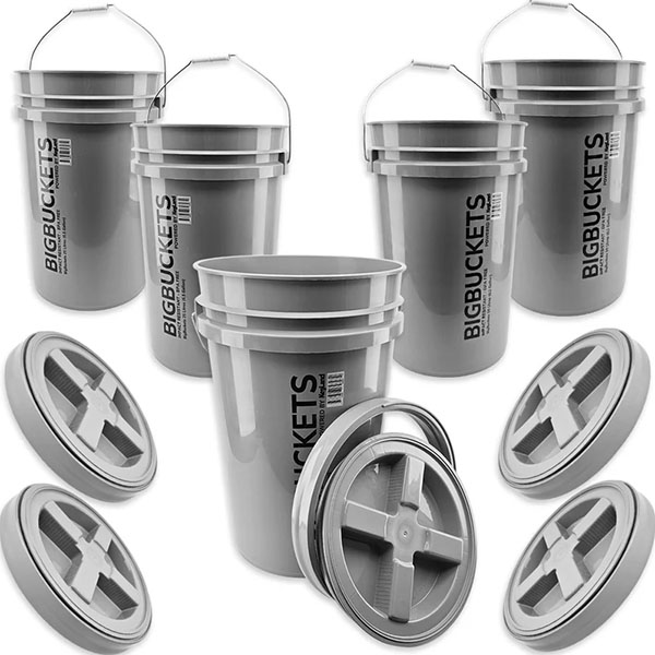 KegLand BigBucket with Screw-Top Gamma Seal Lid 5 KB54121 KegLand BigBucket Screw Top Gamma Seal Lid