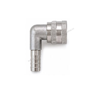 BH02030 Female Quick Disconnect 1/2" Hose Barb Elbow
