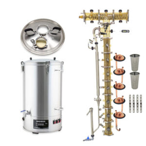 3' PolyPhoenix 7 Azeo / Bubbler Plates / Gin Basket Distillation Mega Kit 9 PolyPhoenix 7 Azeo Distillation Mega Kit