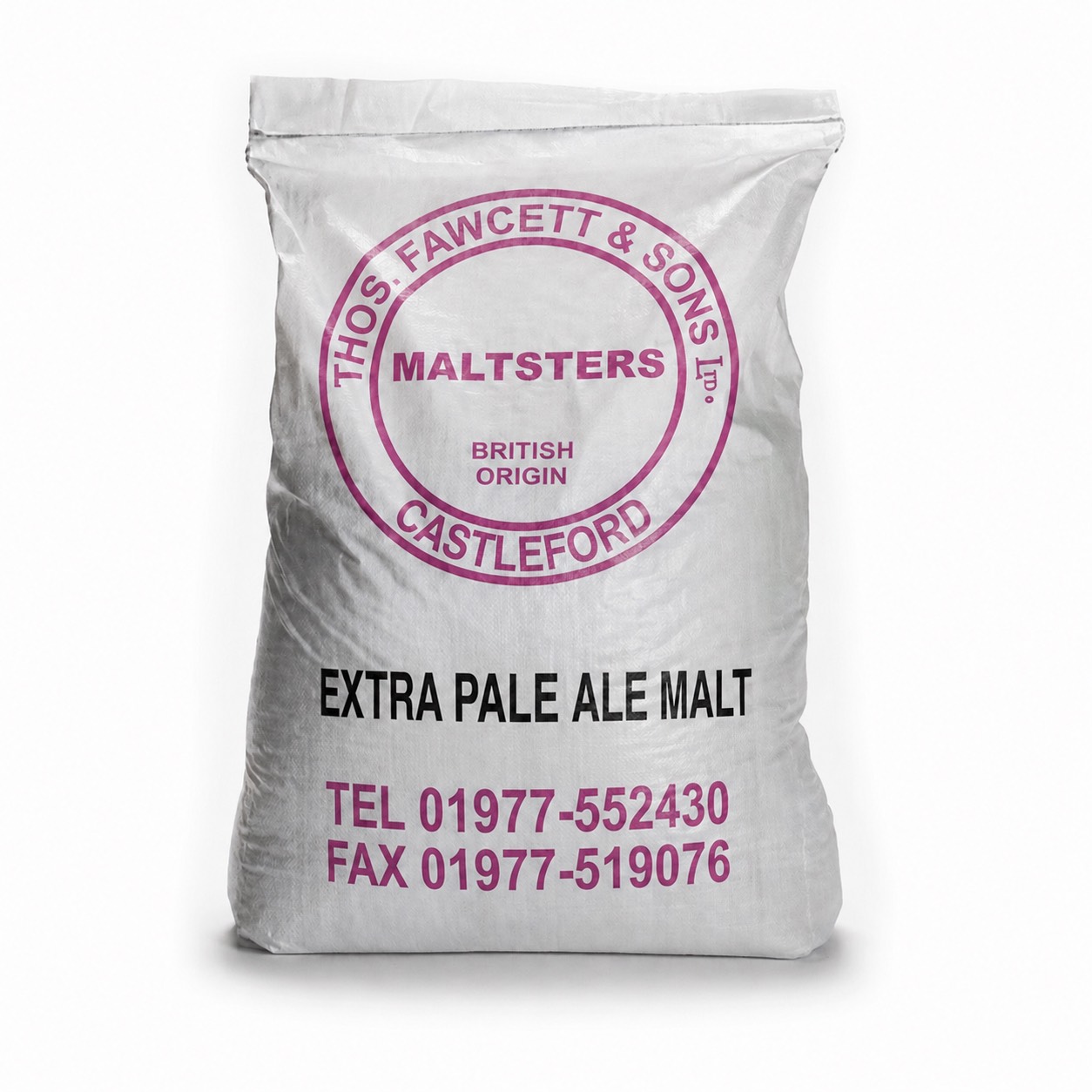 Extra Pale Ale Malt 25KG Sack (55 lb) - Thomas Fawcett 3 Extra Pale Ale Malt Thomas Fawcett & Sons