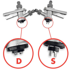 S-Type Keg Coupler (Stainless Steel) with duotight KL06903 12 S-Type Keg Coupler (Stainless Steel) with duotight KL06903