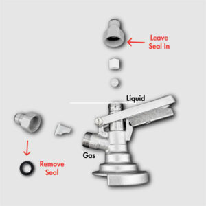 S-Type Keg Coupler (Stainless Steel) with duotight KL06903 13 S-Type Keg Coupler (Stainless Steel) with duotight KL06903
